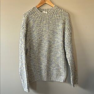 NWT Stitches + Stripes Chunky Knit Multicolor Pullover‎ Crewneck Sweater Sz L